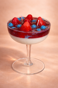 Velvet strawberry & blueberry