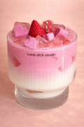 Ice Strawberry Latte 🍓